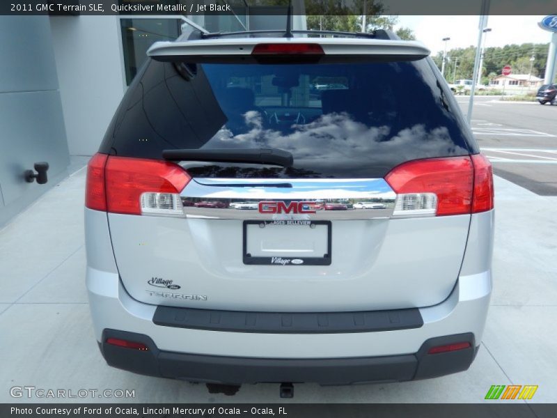 Quicksilver Metallic / Jet Black 2011 GMC Terrain SLE