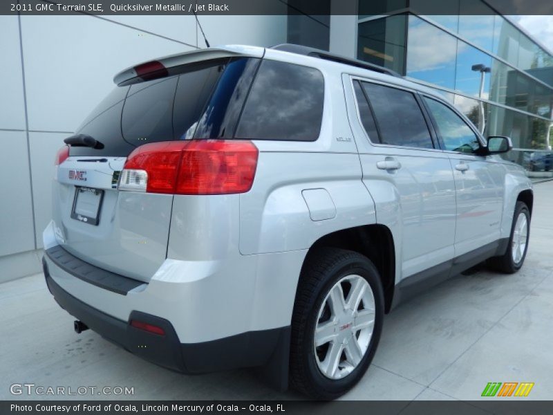 Quicksilver Metallic / Jet Black 2011 GMC Terrain SLE