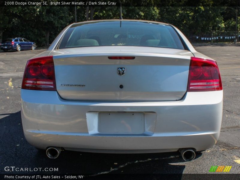 Bright Silver Metallic / Dark Slate Gray 2008 Dodge Charger SE
