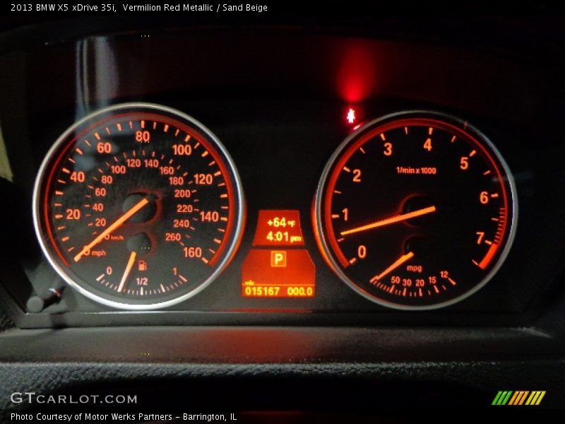 Vermilion Red Metallic / Sand Beige 2013 BMW X5 xDrive 35i