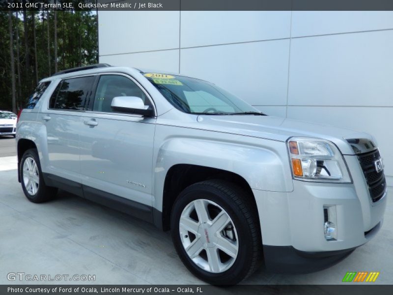 Quicksilver Metallic / Jet Black 2011 GMC Terrain SLE