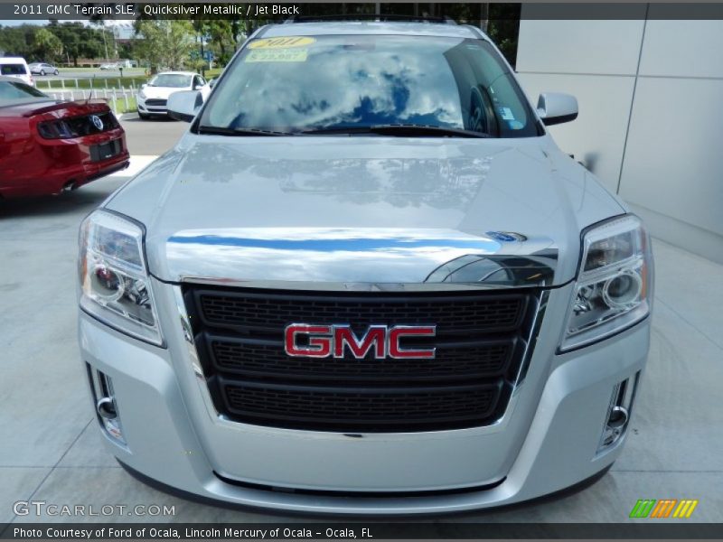 Quicksilver Metallic / Jet Black 2011 GMC Terrain SLE