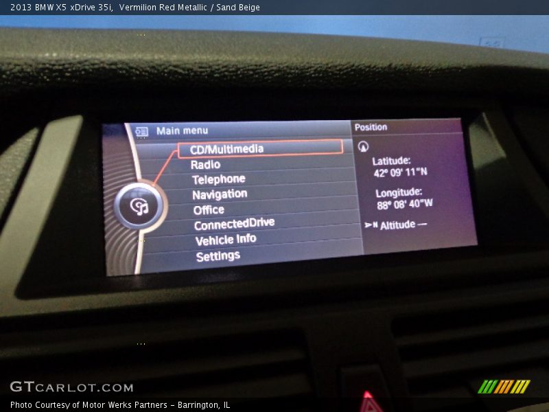 Vermilion Red Metallic / Sand Beige 2013 BMW X5 xDrive 35i
