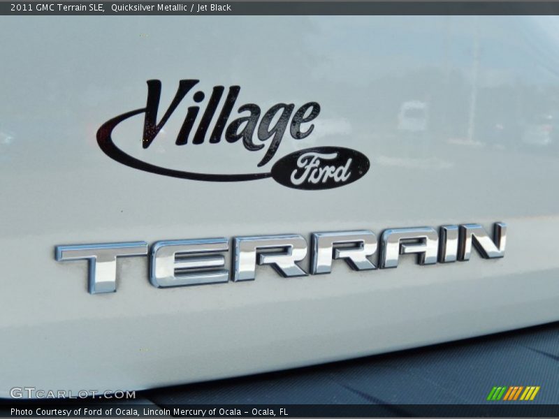 Quicksilver Metallic / Jet Black 2011 GMC Terrain SLE