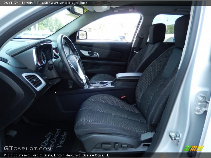 Quicksilver Metallic / Jet Black 2011 GMC Terrain SLE
