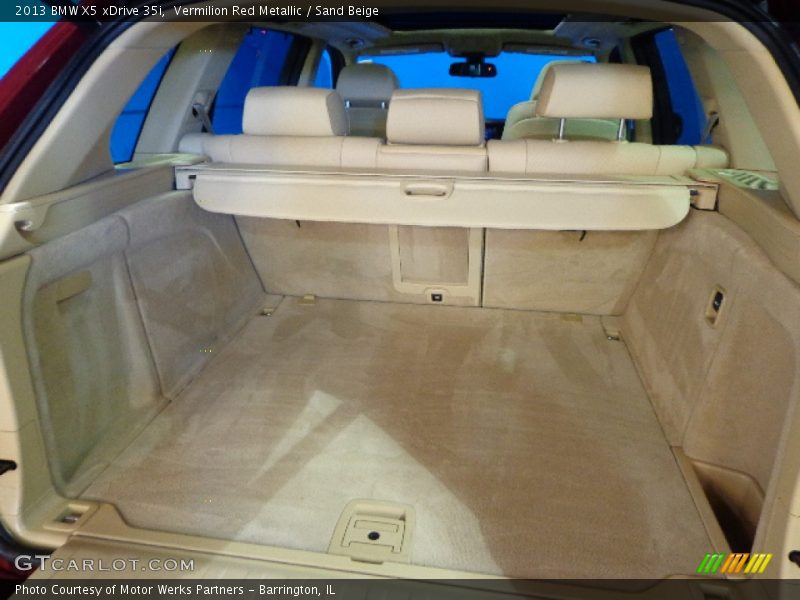 Vermilion Red Metallic / Sand Beige 2013 BMW X5 xDrive 35i