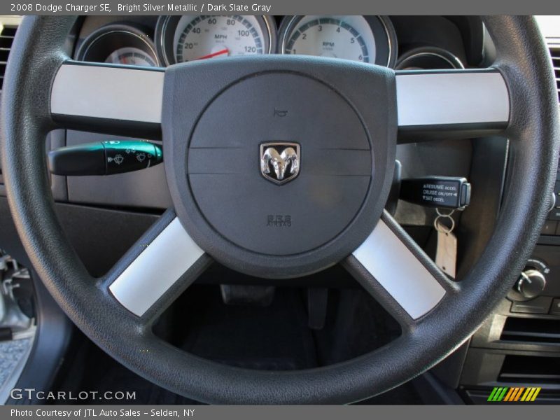 Bright Silver Metallic / Dark Slate Gray 2008 Dodge Charger SE