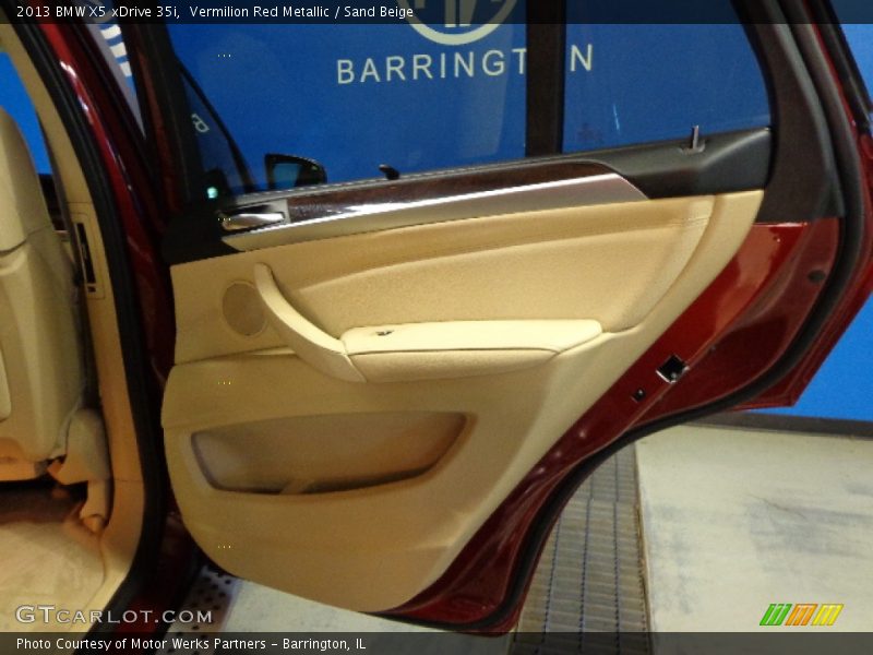 Vermilion Red Metallic / Sand Beige 2013 BMW X5 xDrive 35i