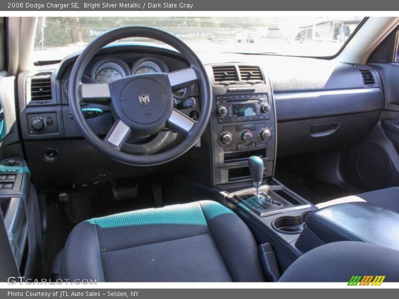 Bright Silver Metallic / Dark Slate Gray 2008 Dodge Charger SE
