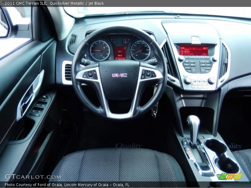 Quicksilver Metallic / Jet Black 2011 GMC Terrain SLE