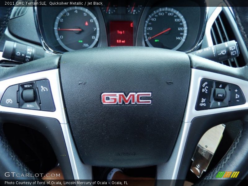 Quicksilver Metallic / Jet Black 2011 GMC Terrain SLE