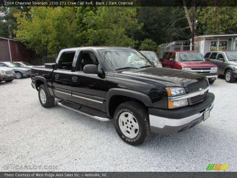 Black / Dark Charcoal 2004 Chevrolet Silverado 1500 Z71 Crew Cab 4x4