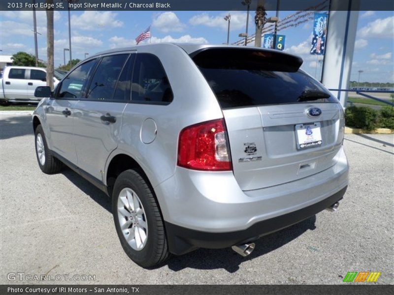 Ingot Silver Metallic / Charcoal Black 2013 Ford Edge SE
