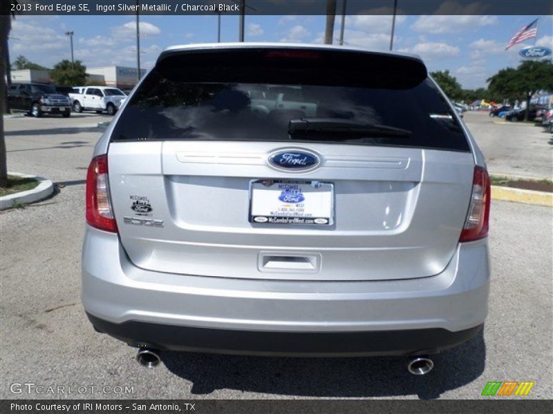 Ingot Silver Metallic / Charcoal Black 2013 Ford Edge SE