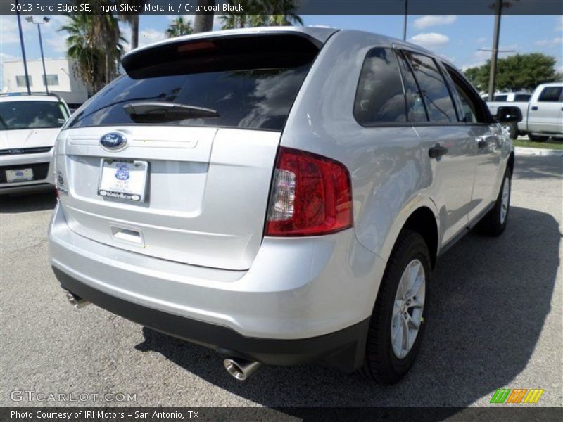Ingot Silver Metallic / Charcoal Black 2013 Ford Edge SE