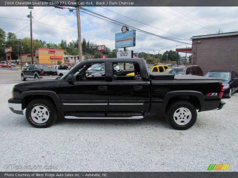 Black / Dark Charcoal 2004 Chevrolet Silverado 1500 Z71 Crew Cab 4x4