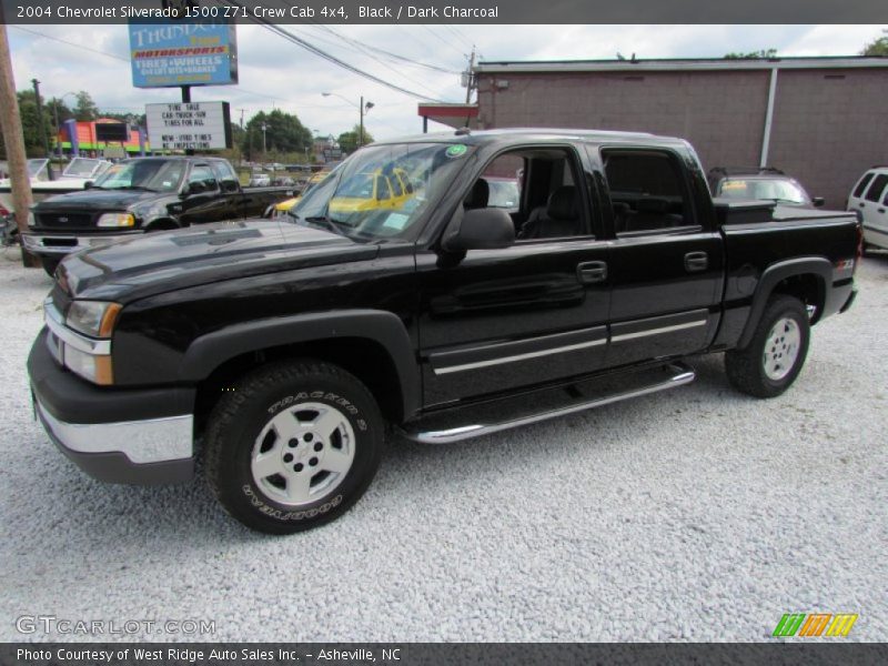 Black / Dark Charcoal 2004 Chevrolet Silverado 1500 Z71 Crew Cab 4x4