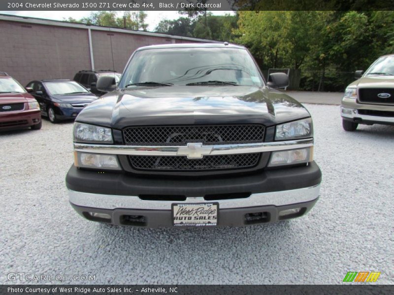 Black / Dark Charcoal 2004 Chevrolet Silverado 1500 Z71 Crew Cab 4x4