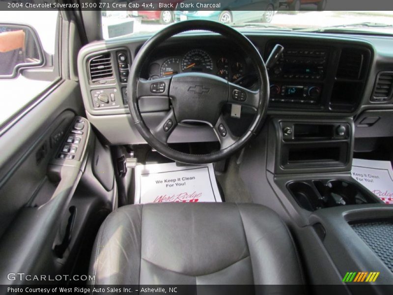 Black / Dark Charcoal 2004 Chevrolet Silverado 1500 Z71 Crew Cab 4x4
