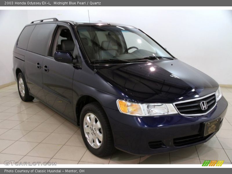 Midnight Blue Pearl / Quartz 2003 Honda Odyssey EX-L