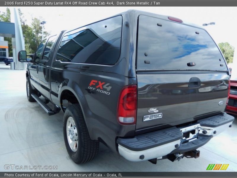 Dark Stone Metallic / Tan 2006 Ford F250 Super Duty Lariat FX4 Off Road Crew Cab 4x4