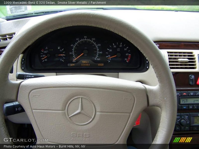 Smoke Silver Metallic / Parchment 1999 Mercedes-Benz E 320 Sedan