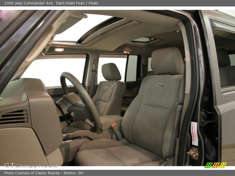 Dark Khaki Pearl / Khaki 2006 Jeep Commander 4x4