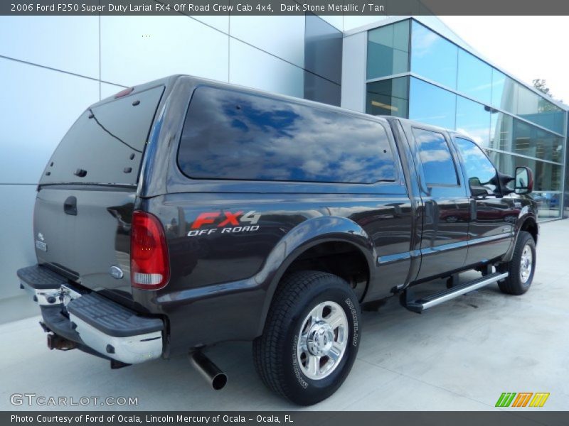 Dark Stone Metallic / Tan 2006 Ford F250 Super Duty Lariat FX4 Off Road Crew Cab 4x4