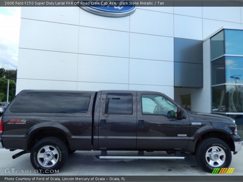 Dark Stone Metallic / Tan 2006 Ford F250 Super Duty Lariat FX4 Off Road Crew Cab 4x4