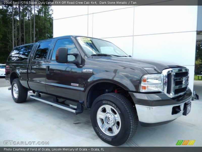 Front 3/4 View of 2006 F250 Super Duty Lariat FX4 Off Road Crew Cab 4x4
