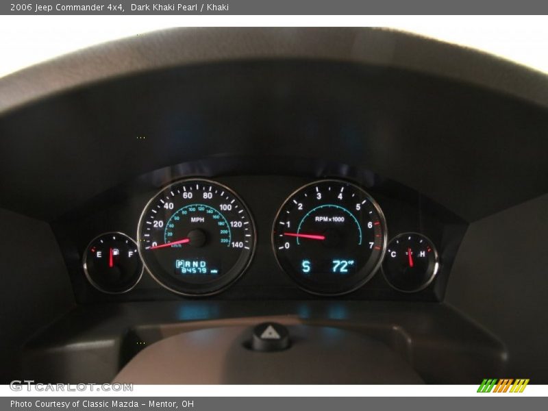 Dark Khaki Pearl / Khaki 2006 Jeep Commander 4x4