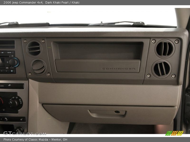 Dark Khaki Pearl / Khaki 2006 Jeep Commander 4x4