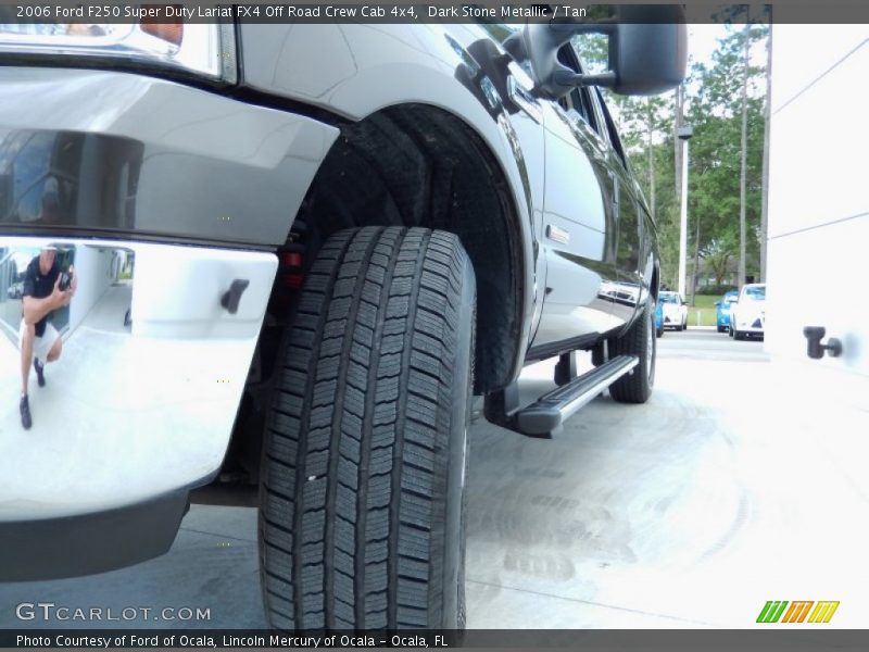 Dark Stone Metallic / Tan 2006 Ford F250 Super Duty Lariat FX4 Off Road Crew Cab 4x4