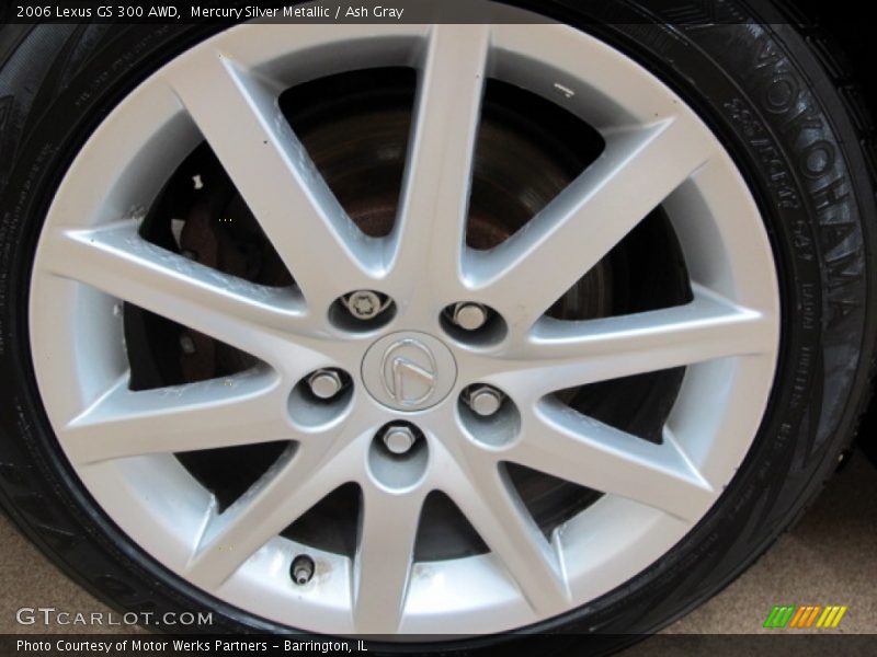 Mercury Silver Metallic / Ash Gray 2006 Lexus GS 300 AWD
