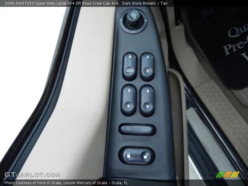 Dark Stone Metallic / Tan 2006 Ford F250 Super Duty Lariat FX4 Off Road Crew Cab 4x4