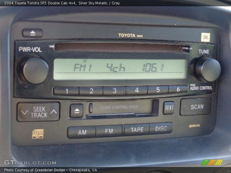 Silver Sky Metallic / Gray 2004 Toyota Tundra SR5 Double Cab 4x4