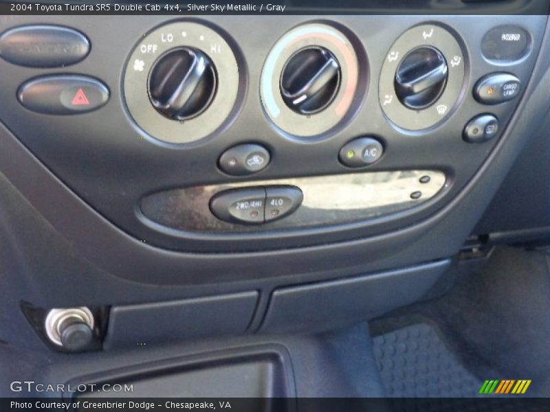 Silver Sky Metallic / Gray 2004 Toyota Tundra SR5 Double Cab 4x4