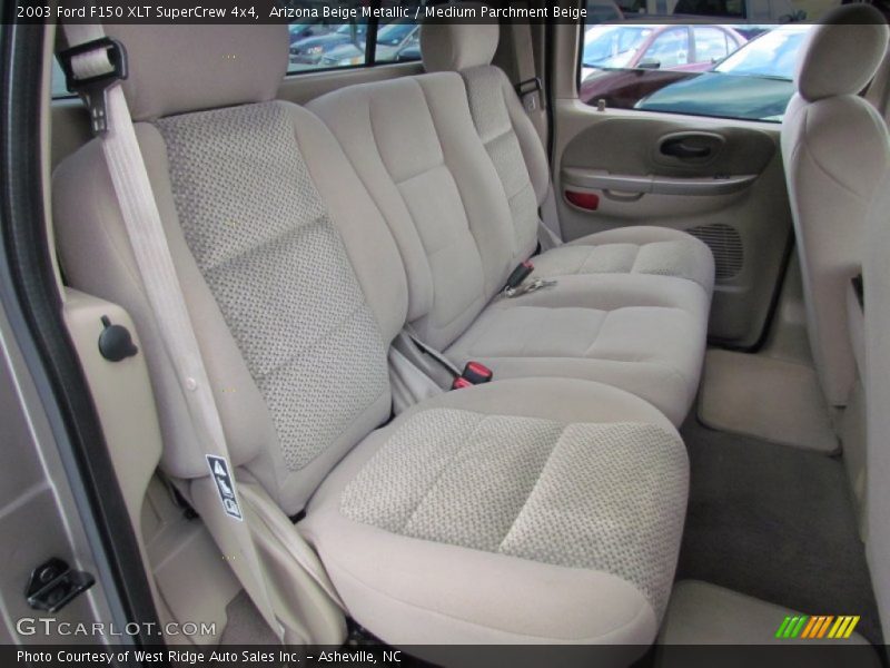 Arizona Beige Metallic / Medium Parchment Beige 2003 Ford F150 XLT SuperCrew 4x4