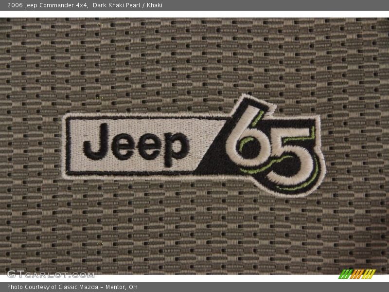 Dark Khaki Pearl / Khaki 2006 Jeep Commander 4x4