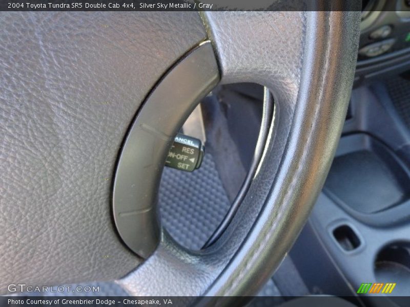 Silver Sky Metallic / Gray 2004 Toyota Tundra SR5 Double Cab 4x4