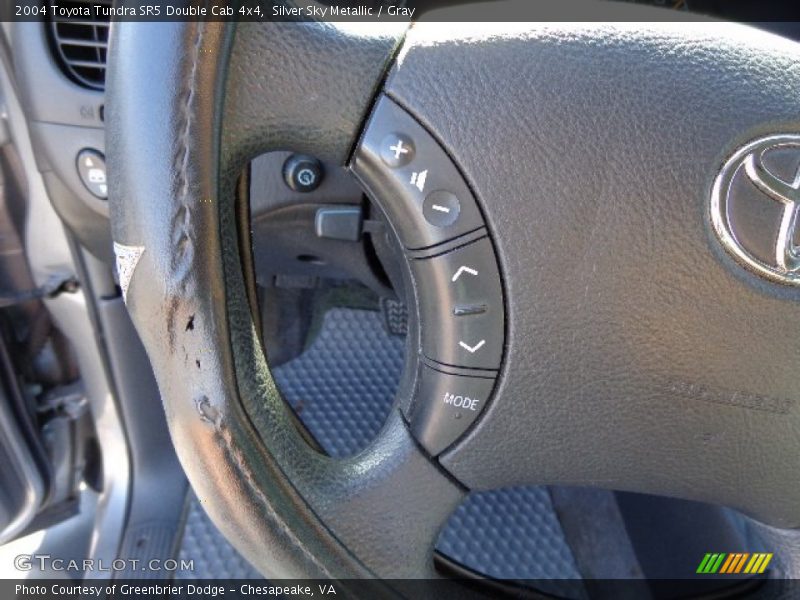 Silver Sky Metallic / Gray 2004 Toyota Tundra SR5 Double Cab 4x4