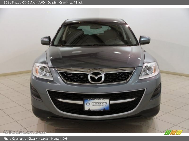 Dolphin Gray Mica / Black 2011 Mazda CX-9 Sport AWD