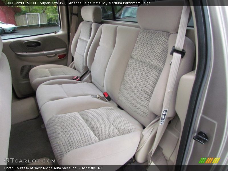 Rear Seat of 2003 F150 XLT SuperCrew 4x4