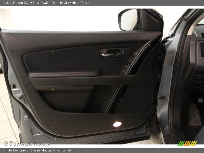 Dolphin Gray Mica / Black 2011 Mazda CX-9 Sport AWD