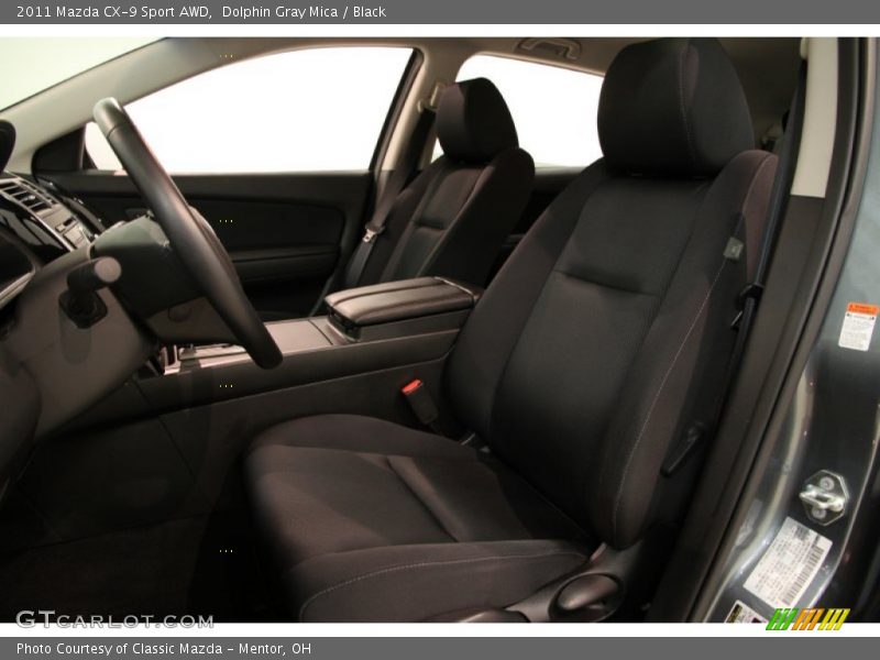 Dolphin Gray Mica / Black 2011 Mazda CX-9 Sport AWD