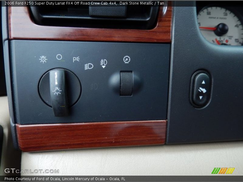 Dark Stone Metallic / Tan 2006 Ford F250 Super Duty Lariat FX4 Off Road Crew Cab 4x4