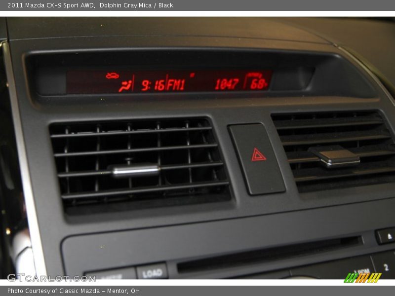 Dolphin Gray Mica / Black 2011 Mazda CX-9 Sport AWD