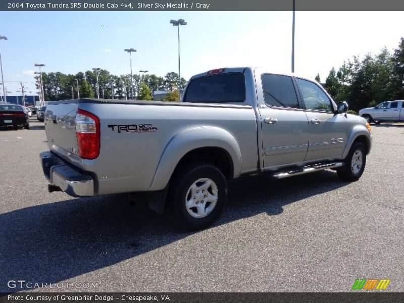 Silver Sky Metallic / Gray 2004 Toyota Tundra SR5 Double Cab 4x4