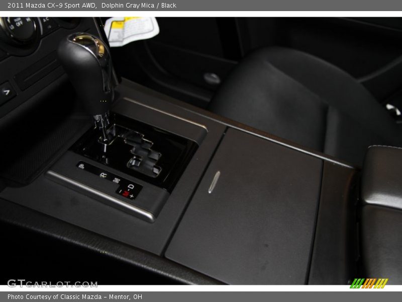 Dolphin Gray Mica / Black 2011 Mazda CX-9 Sport AWD