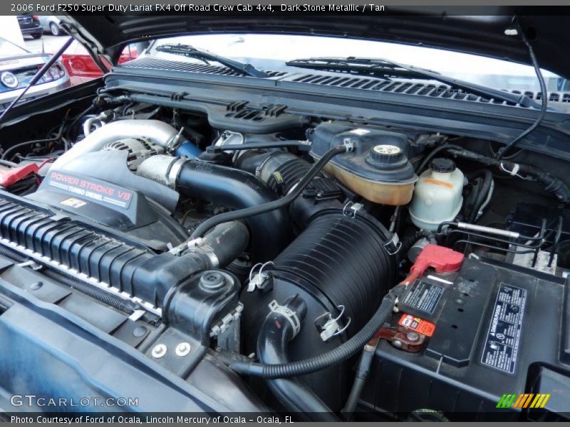 Dark Stone Metallic / Tan 2006 Ford F250 Super Duty Lariat FX4 Off Road Crew Cab 4x4